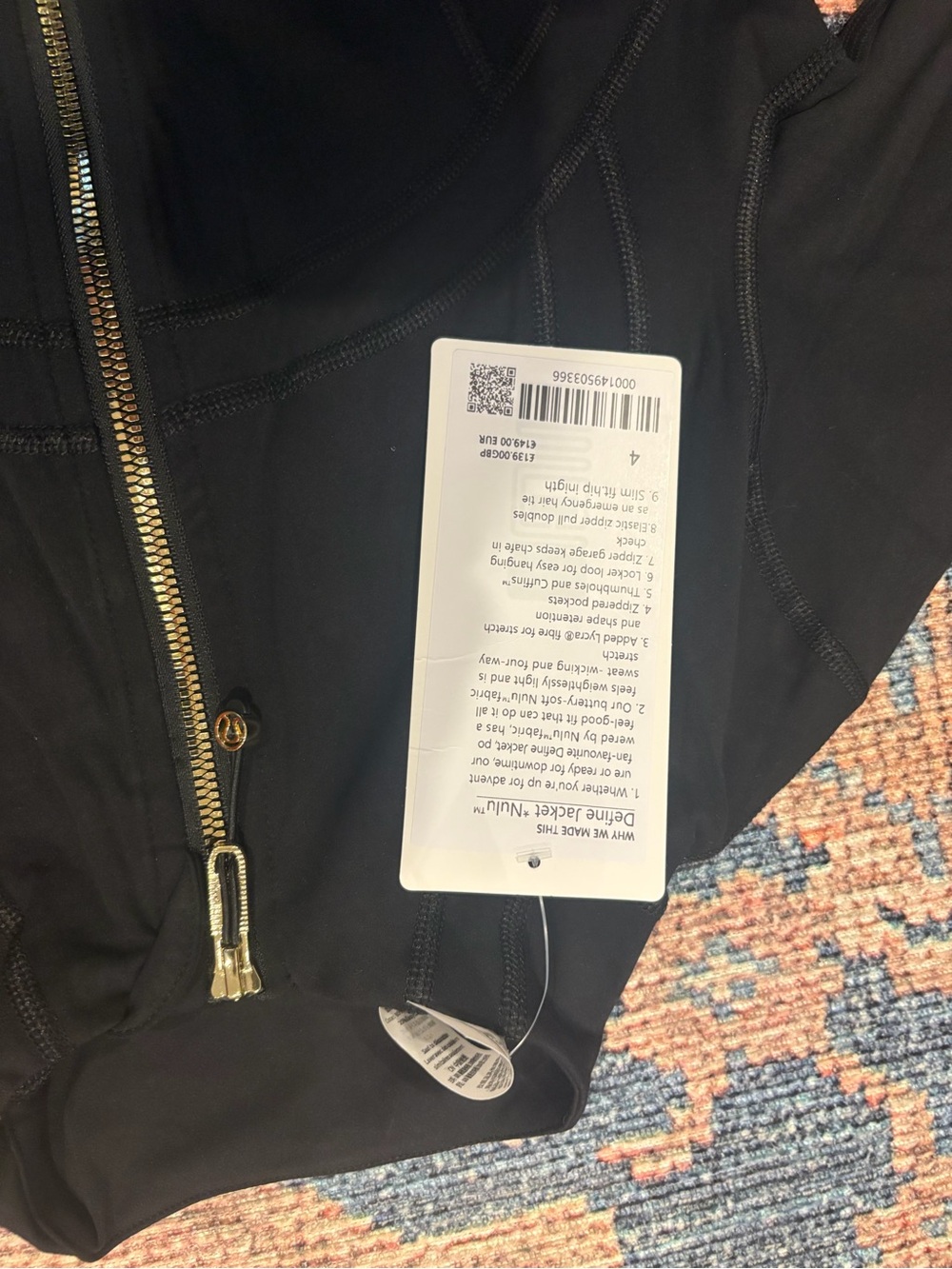 lululemon Women’s Jacket Black - Picture 5 of 6